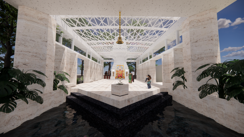 Venkateshwara Roof Design, Bangalore by Spacio TechTonics Consultants